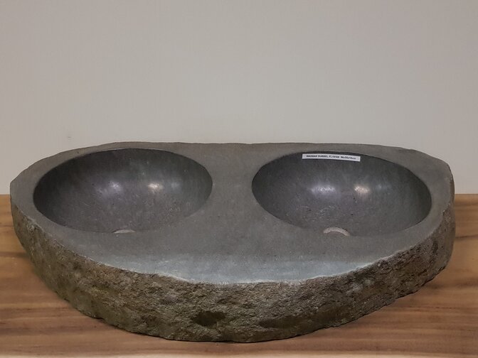 Naturstein-Waschbecken FL19168 - 96x55x16cm