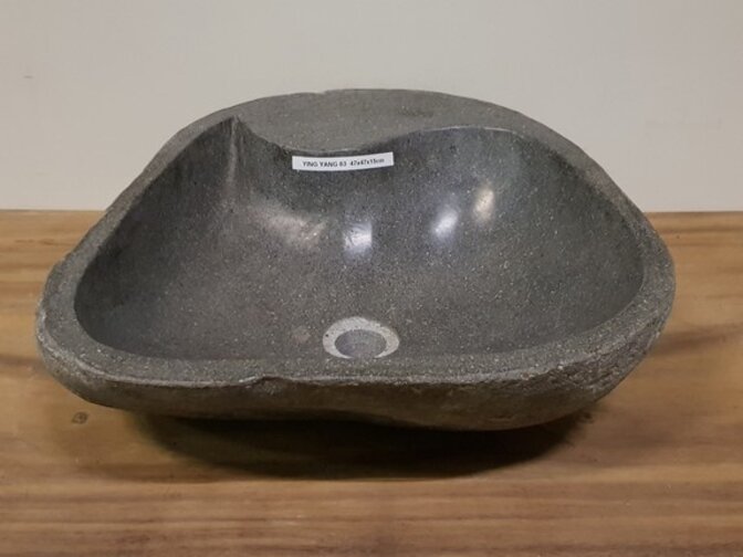 Naturstein-Waschbecken YY03 - 47x47x15cm