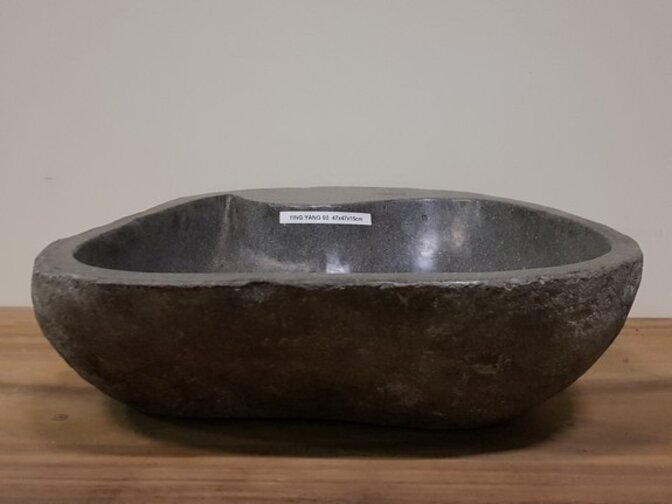 Naturstein-Waschbecken YY03 - 47x47x15cm