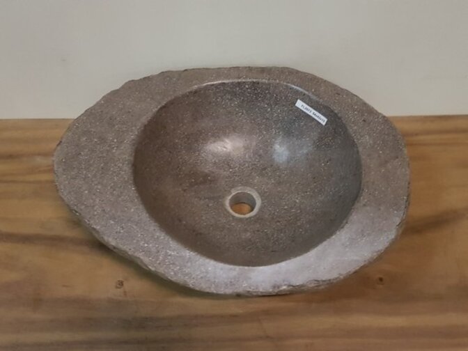 Waschbecken aus Naturstein FL2073 – 54 x 42 x 15 cm