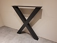 Metallene X-Bartischbeine  100 cm hoch