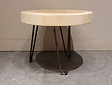 Couchtisch auf Haarnadel Tischbeinen +/- Ø 40/50 cm – Höhe 43 cm