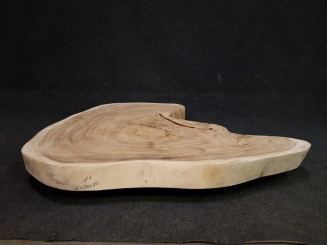 Suar-Baumstammtischplatte 140/160 cm CA58-1020