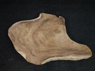 Suar-Baumstammtischplatte 135/180 cm CA46-1020