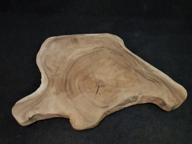 Suar-Baumstammtischplatte  125/180 cm CA47-1020