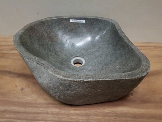 Naturstein-Waschbecken FL20575 – 43 x 39 x 15 cm