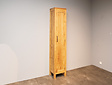 Badezimmerschrank 40x32x200cm - Natur - 1 Tür
