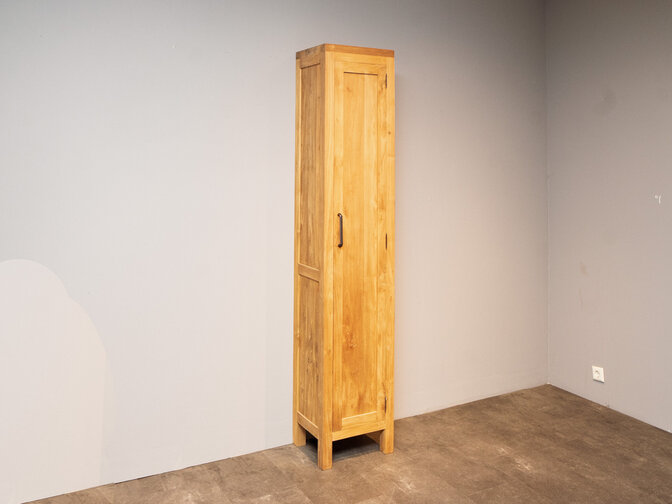 Badezimmerschrank 40x32x200cm - Natur - 1 Tür