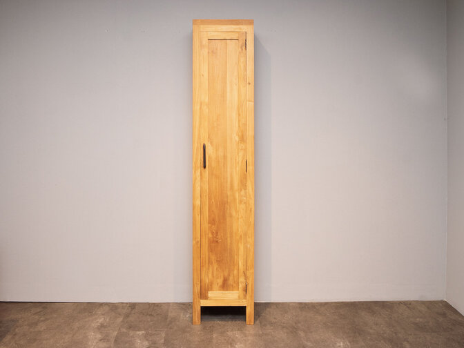Badezimmerschrank 40x32x200cm - Natur - 1 Tür
