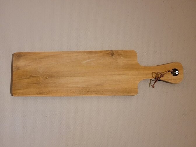 Teak-Servierbrett 12 x 45 cm