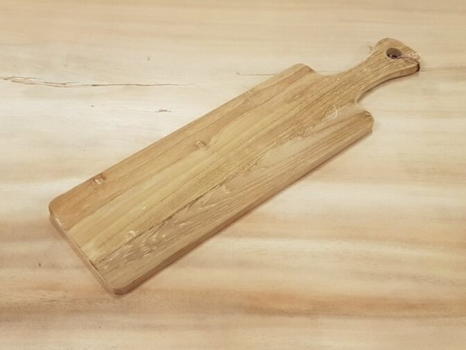 Teak-Servierbrett 12 x 45 cm