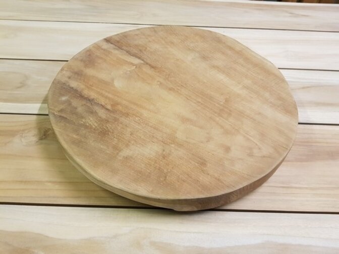 Lazy Suzanne-Drehtablett 50 cm – massives Teakholz