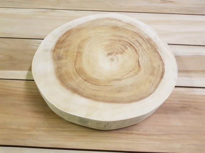 Lazy Suzanne Drehtablett 40 cm - massiv Suar