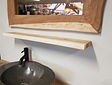 Suar-Schweberegal/Toilettenregal 80 x 15 x 3 cm