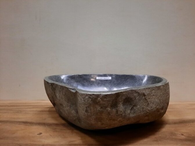 Waschbecken Naturstein FL20817 - 49x41x15cm