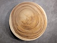 Runde Baumstamm-Tischplatte Ø 80x5 cm - Suar