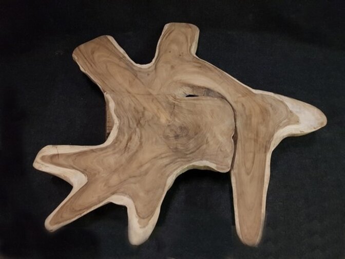 Runde Baumstammtischplatte 200/200cm NS04-621