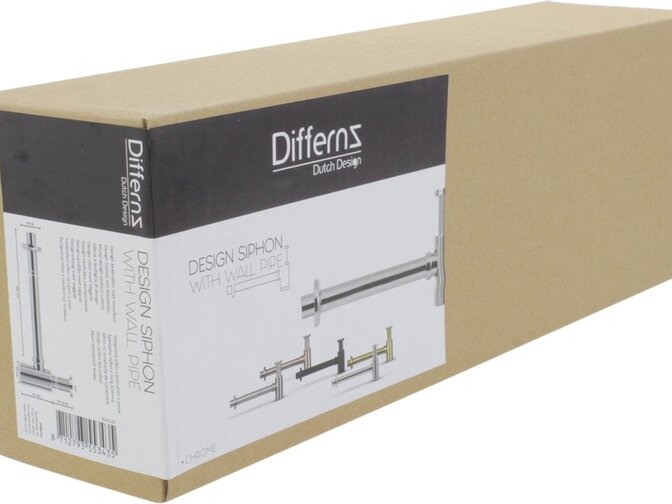 Differnz-Siphon matt schwarz