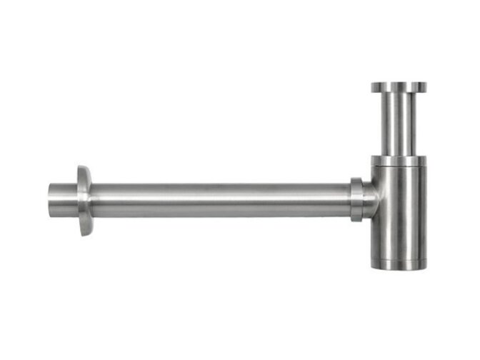 Differnz-Siphon matt verchromt