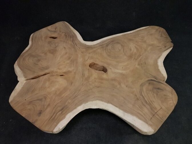 Suar-Baumstammtischplatte 160/200 cm CA081-1020