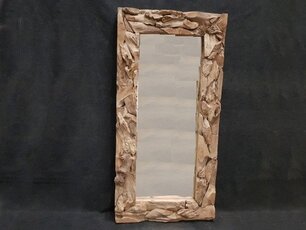 Spiegel rustikales Teakholz 100x200cm