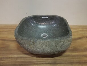 Waschbecken Naturstein FL21010 - 43x41x15cm