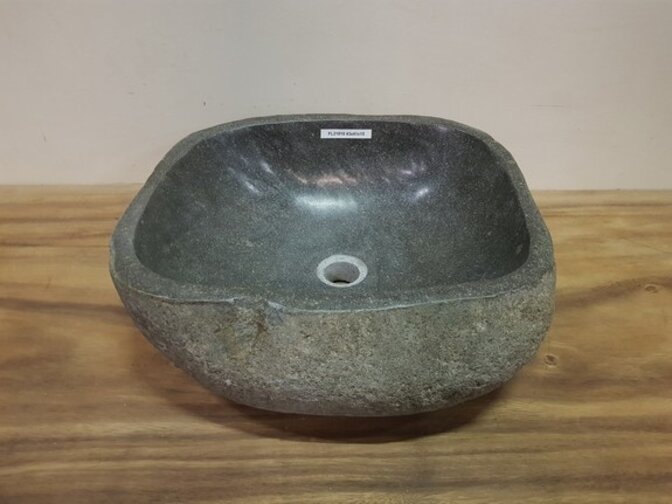 Waschbecken Naturstein FL21010 - 43x41x15cm