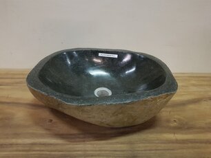 Waschbecken Naturstein FL21078 - 46x38x15cm