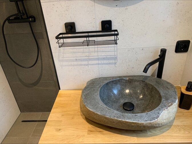 Differnz  Waschtischarmatur für Aufsatzwaschbecken - Mattschwarz