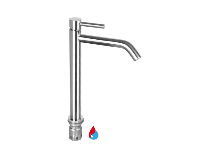 Differnz  Waschtischarmatur für Aufsatzwaschbecken Mattchrom