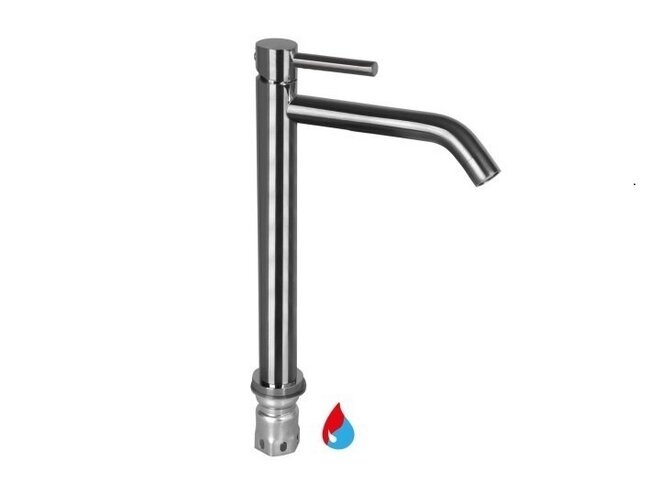 Differnz Waschtischarmatur für Aufsatzwaschbecken– Gun Metal