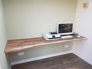 Suar-Tischplatte/Arbeitsplatte 65/70 x 150 cm