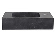 Natursteinwaschbecken eckig 40x22x9cm