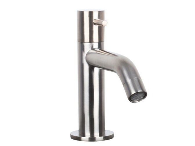 Differnz-Kaltwasserhahn gebogen – Mattchrom