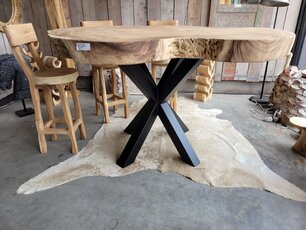Doppel-X-Tischgestell – 100 x 100 x 100 cm