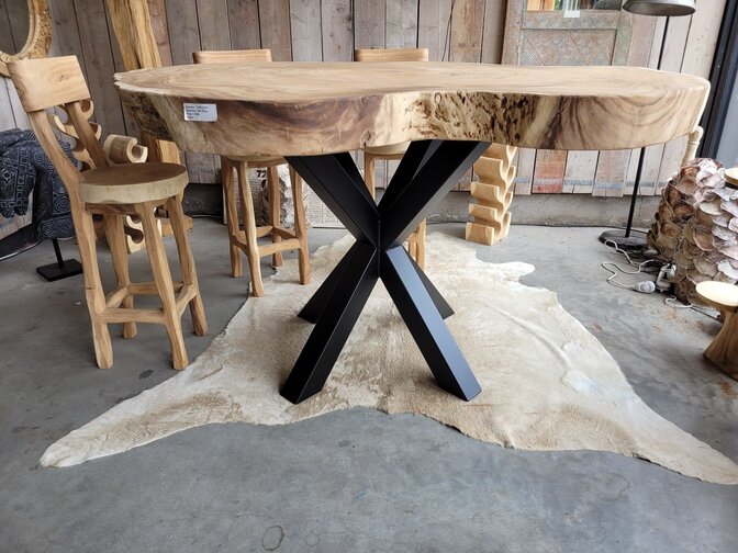 Doppel-X-Tischgestell – 120 x 120 x 100 cm