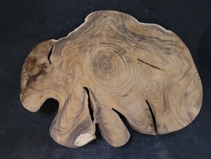 Runde Baumstammtischplatte  180/195 cm CA22-2224