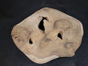 Runde Suar-Baumstammtischplatte 170/185 cm CA25-2224