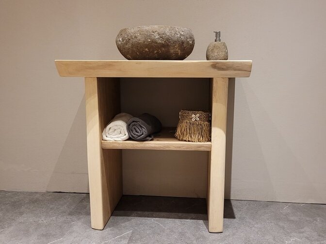 Suar Badezimmermöbel - 80x40x80cm