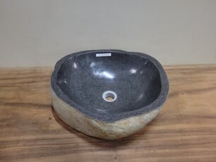 Waschbecken Naturstein FL21319 - 47x44x15cm