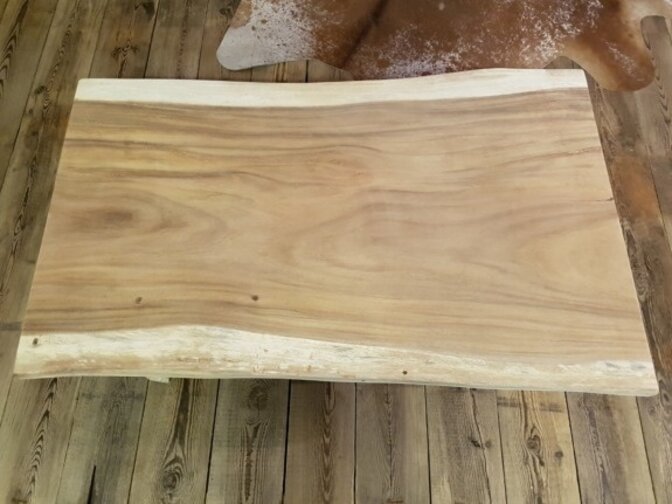 Baumstamm-Tisch rechteckig 120 cm