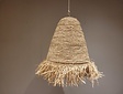Lampenschirm im Ibiza-Stil 45x55cm Glockenform mit Franzen
