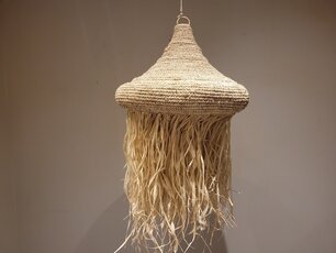 Lampenschirm aus geflochtenem Schilf 45x35cm