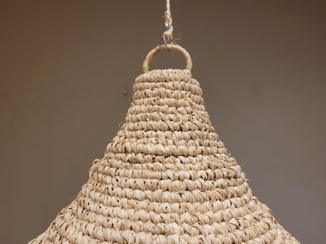 Lampenschirm aus geflochtenem Schilf 45x35cm