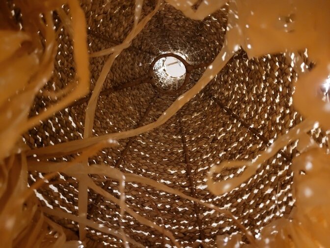 Lampenschirm im Ibiza-Stil 35x25 cm