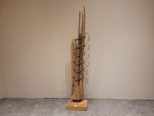 Skulptur-Weinregal für 6 Flaschen