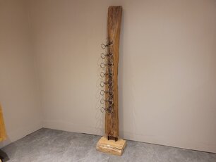 Carrot-Holz-Weinregal für 8 Flaschen