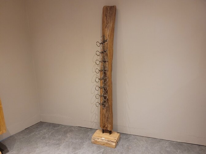 Carrot-Holz-Weinregal für 8 Flaschen