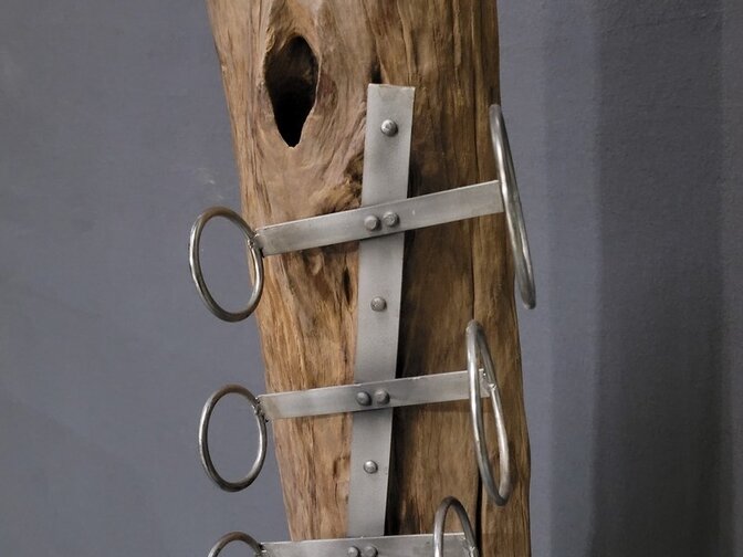 Carrot-Holz-Weinregal für 8 Flaschen