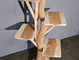 Kratzbaum oder Etagere aus Suarholz 150 cm